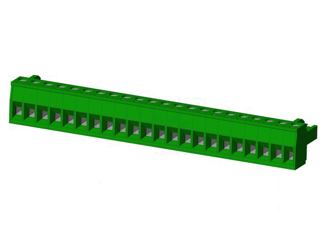 Connector: ontkoppelbare terminal strip; stekker; vrouwelijk Connector: ontkoppelbare terminal strip; stekker; vrouwelijk